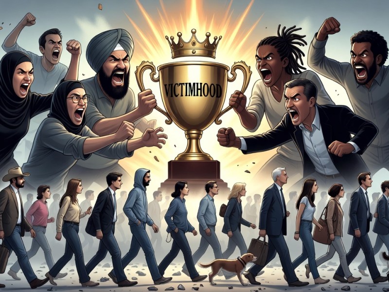 The Victimhood Trophy: Why Some Fight for It While Real Americans Just Keep&nbsp;Walking