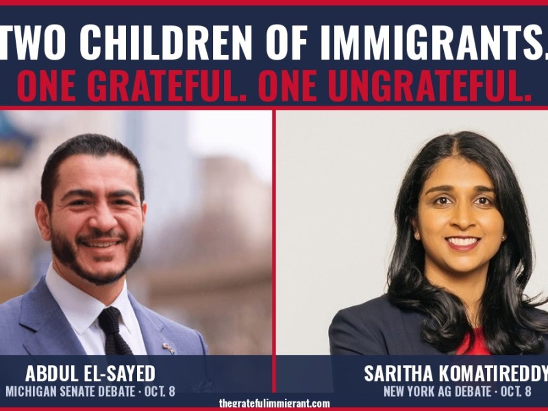 Two Children of Immigrants. One Grateful. One&nbsp;Ungrateful.