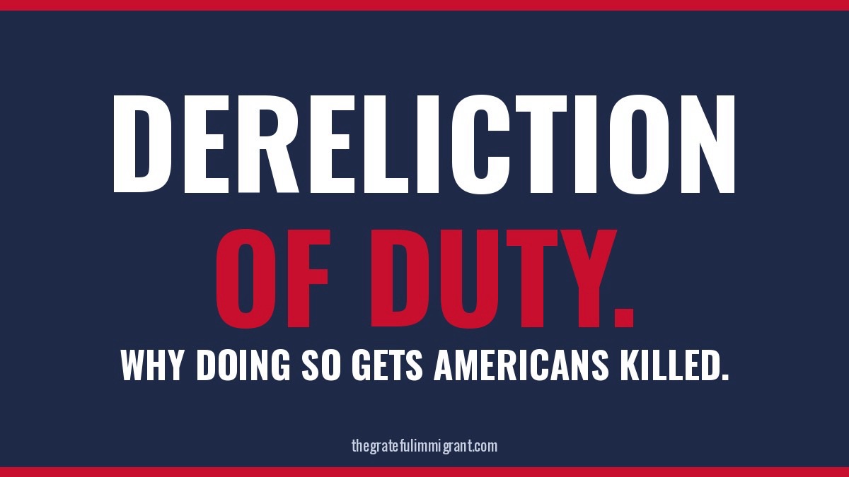 Dereliction of Duty